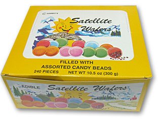Satellite Wafers - 240 Count Box | Bulk Chocolate Wafers for Baking, Desserts & Party Treats | Perfect for Cake Decorating, Ice Cream Toppings & Candy Making