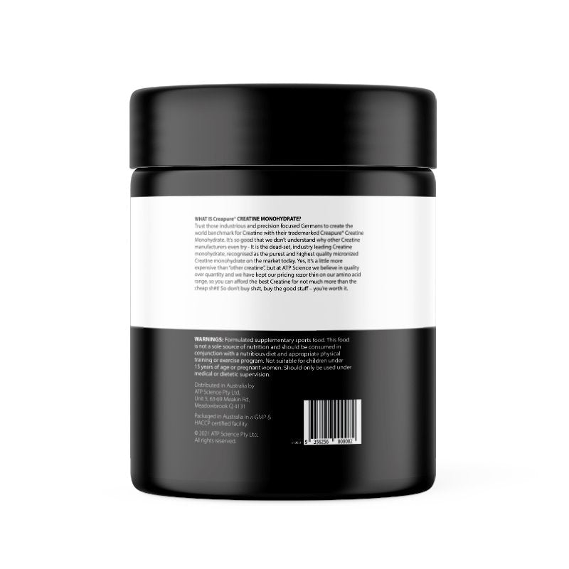 ATP Science Creatine Monohydrate Powder - Premium Muscle Building Supplement for Athletes & Bodybuilders - Supports Strength, Endurance & Recovery - Ideal for Pre/Post Workout & Fitness Training