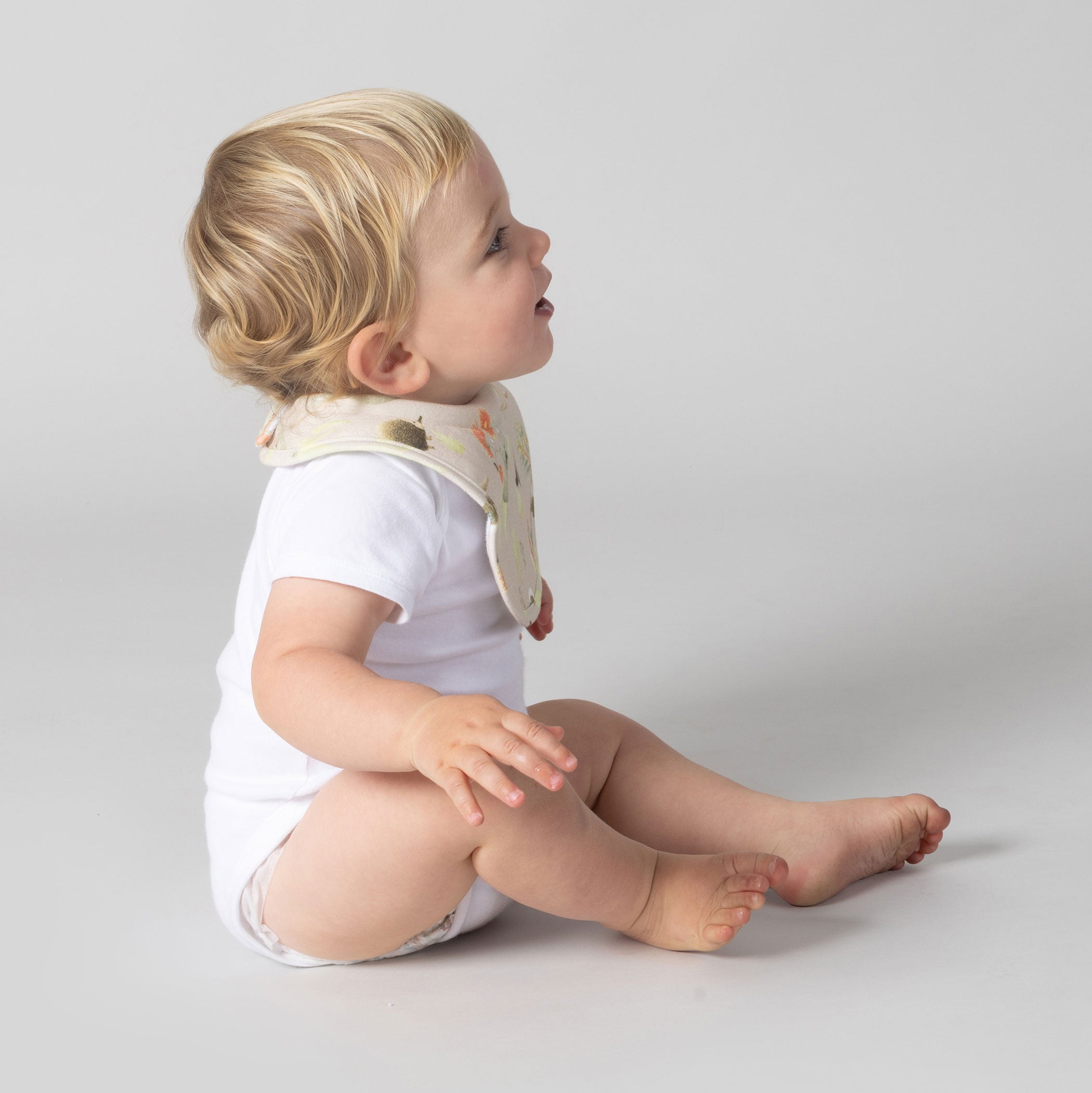 Aussie Animals 2-Pack Drool Bibs for Babies - Soft Absorbent Cotton Bibs for Teething, Feeding & Messy Playtime
