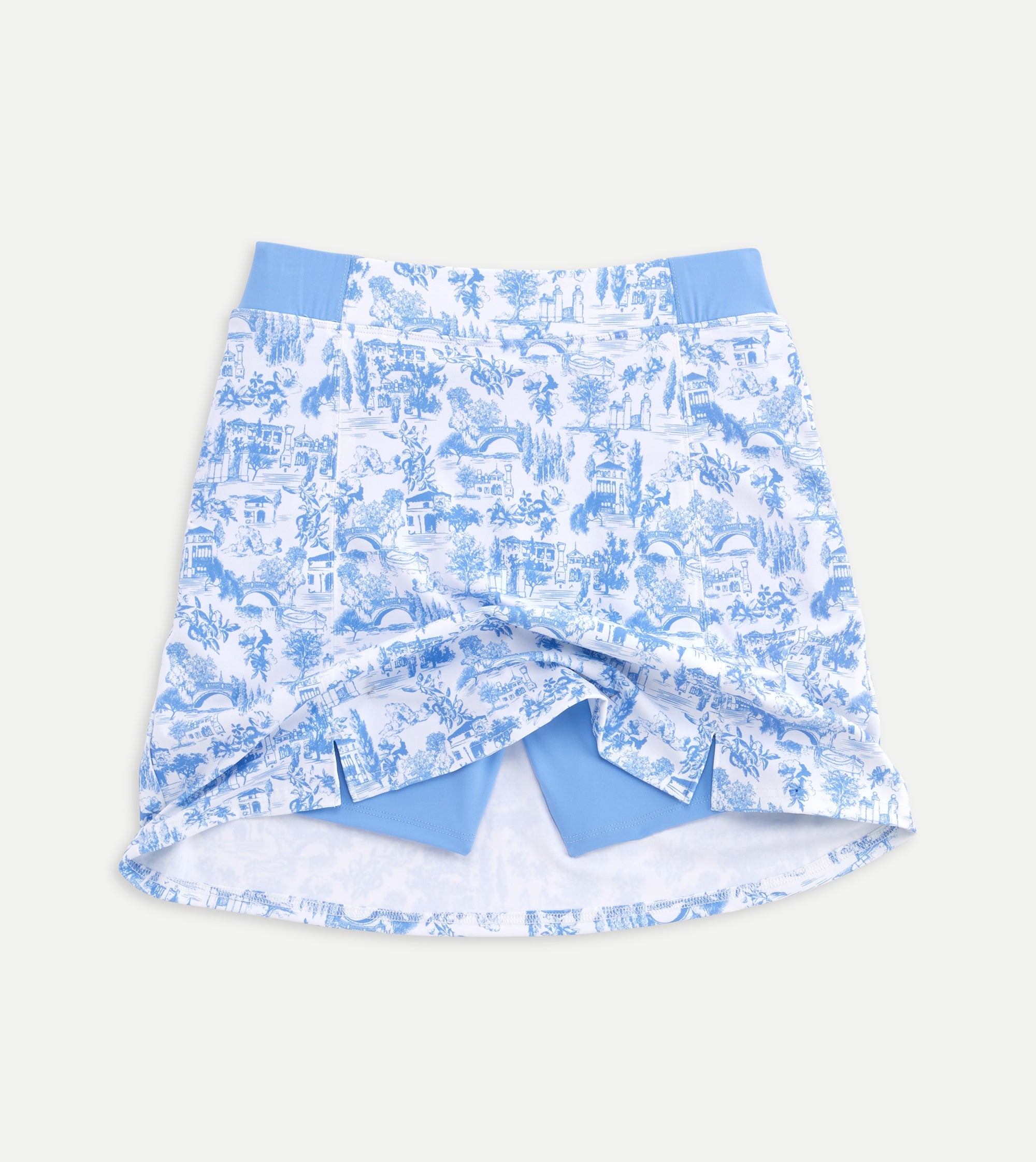 Printed Performance Skort - Women's Athletic Skirt Shorts Hybrid for Running, Tennis & Yoga - Breathable & Moisture-Wicking Activewear