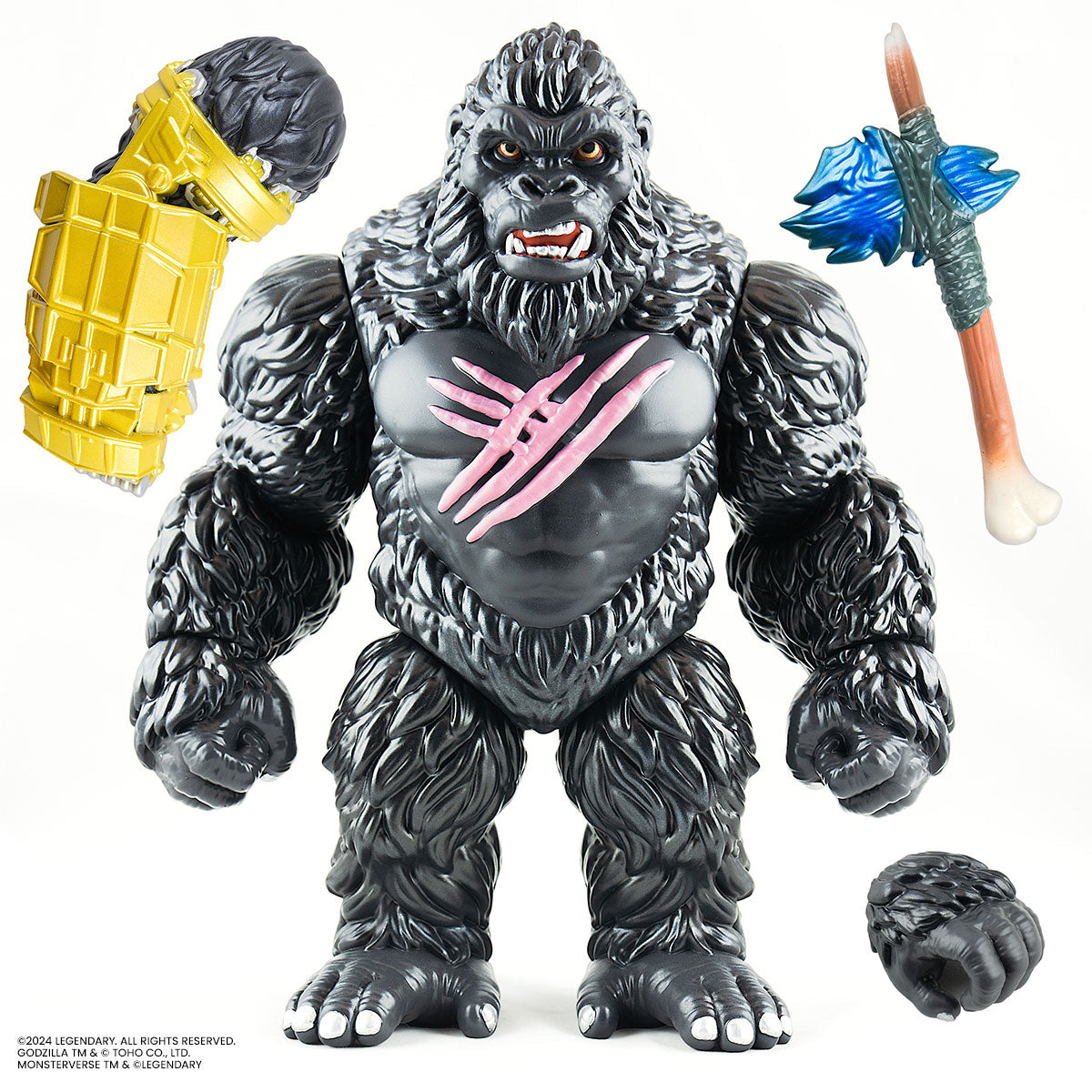 Godzilla x Kong: The New Empire Kong Soft Vinyl Collectible Figure - Movie Merchandise for Fans & Collectors | Perfect for Display, Gifts, and Anime Collections