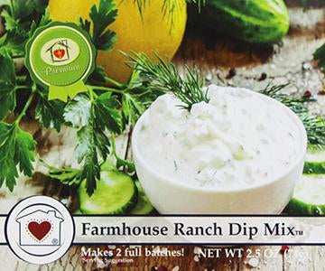 Farmhouse Ranch Dip Mix - Homemade Seasoning Blend for Chips, Veggies & More | Perfect for Parties, Snacks & Entertaining