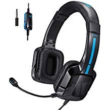 TRITTON Kama Stereo Gaming Headset - Noise Cancelling Over-Ear Headphones with Mic for PS4, Xbox One, Nintendo Switch, PC | Comfortable for Long Gaming Sessions & Online Chat