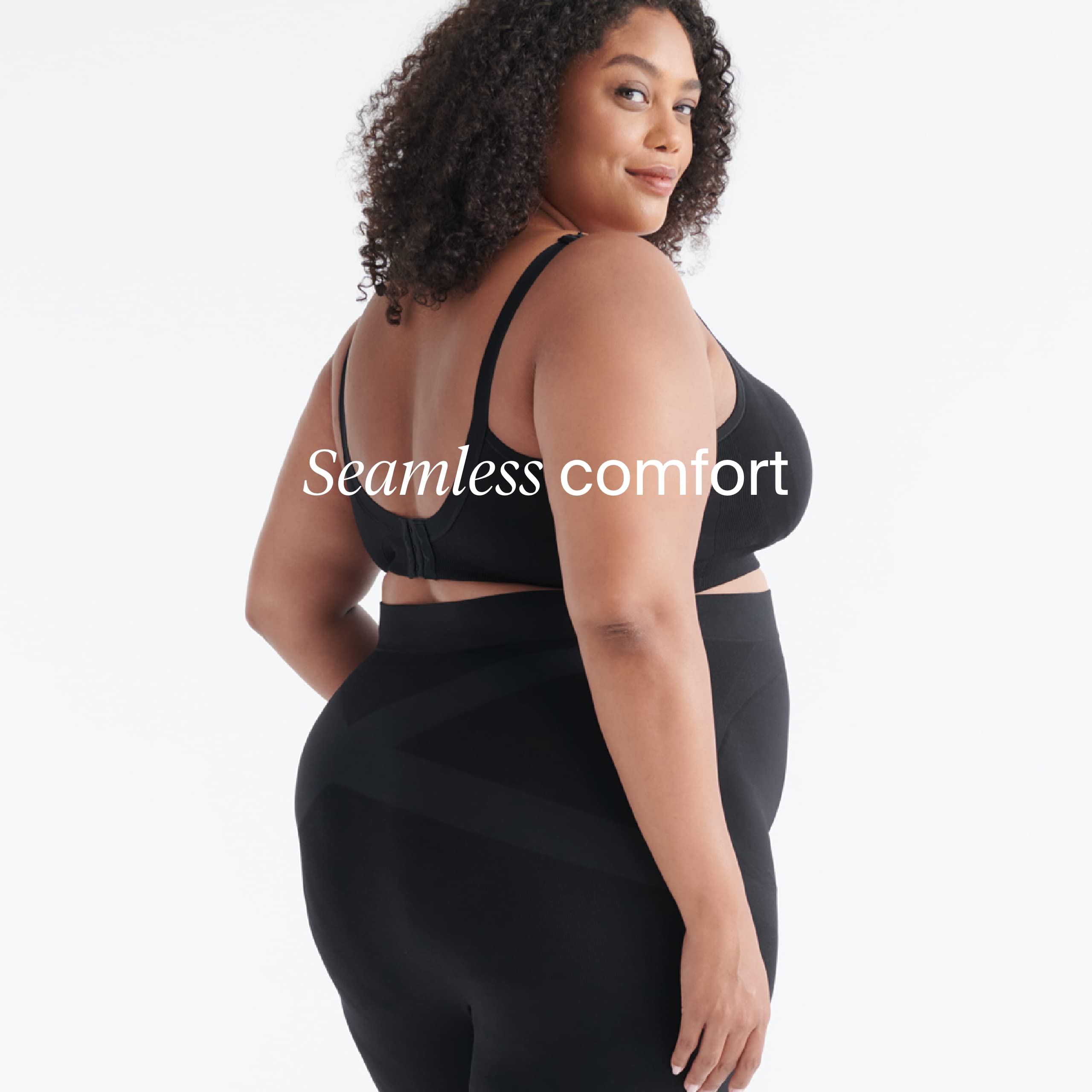 KNIX Seamless BlissFit Maternity Leggings - Over-The-Belly Pregnancy Activewear for Yoga, Gym & Everyday Comfort - Black