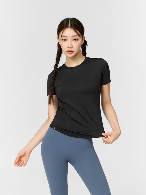 3-Pack Icefeather Lightweight Short Sleeve T-Shirts for Women - Breathable Summer Casual Tees for Outdoor Activities & Everyday Wear