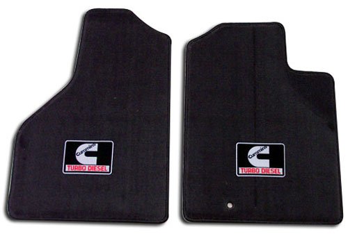 Premium Carpet Floor Mats for Dodge Ram with Cummins Logo - Mopar OEM 82209557 - Perfect for All-Weather Protection & Interior Customization