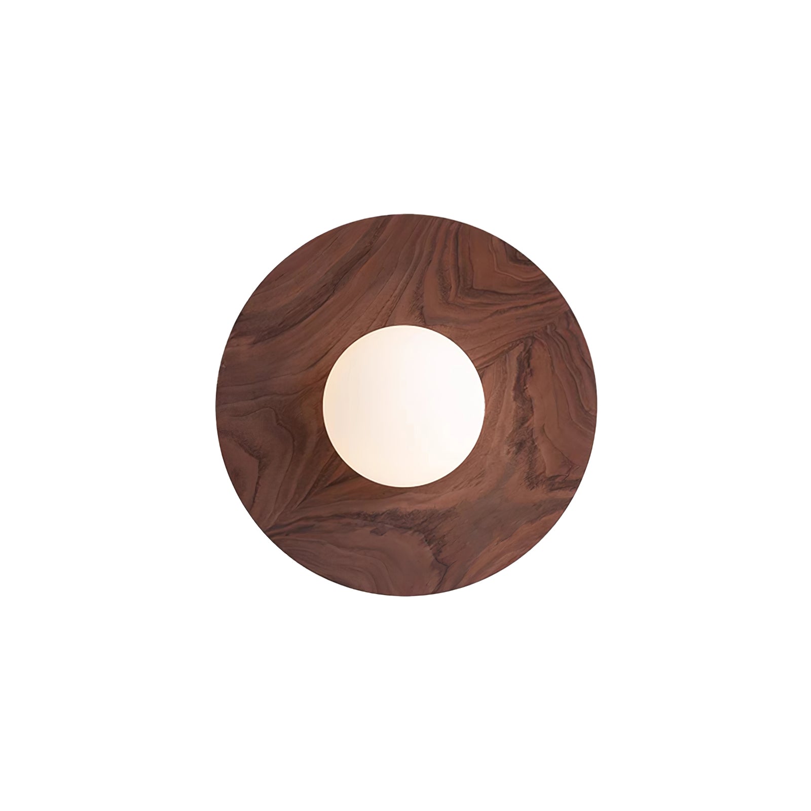 Harmonia Handcrafted Wooden Wall Light - Rustic Modern Farmhouse Sconce for Bedroom, Living Room & Hallway Decor