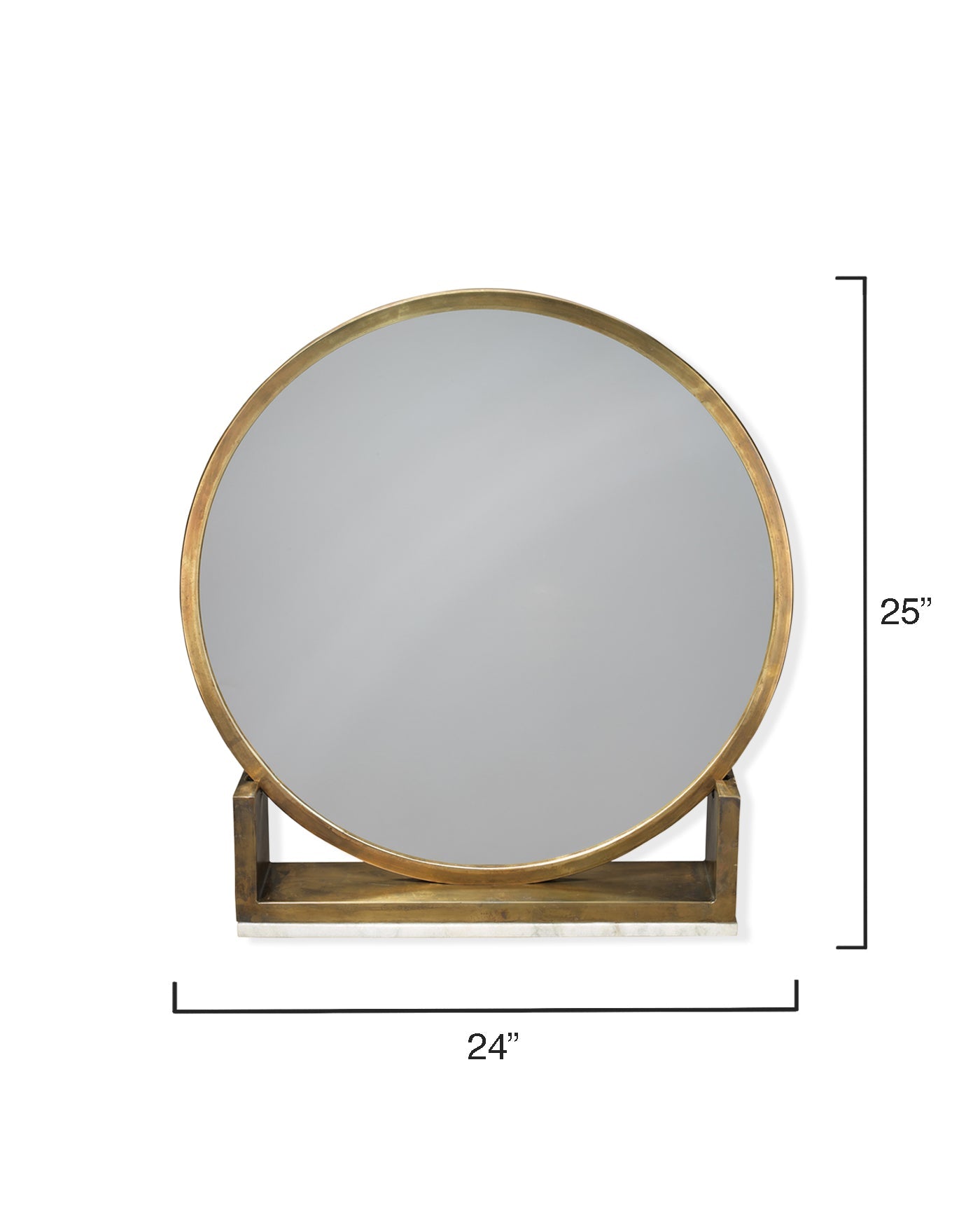 Odyssey Table Mirror - Adjustable Vanity Mirror with LED Lights for Makeup, Shaving & Grooming | Perfect for Bedroom, Bathroom & Dressing Room