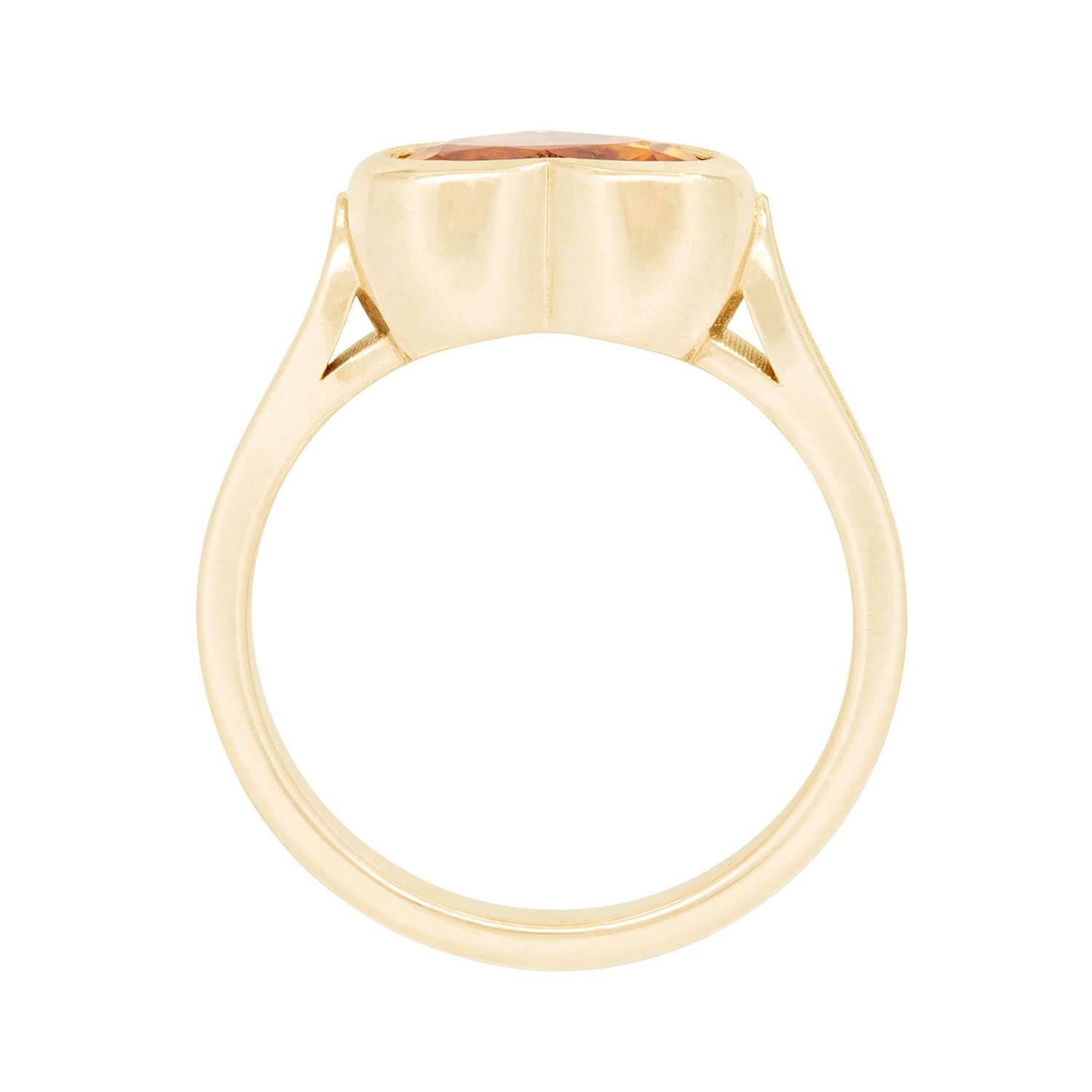 14K Gold 2.25ct Natural Ceylon Sapphire Heart Ring - No Heat Treatment, Vintage Style Jewelry for Anniversary, Engagement & Romantic Gifts