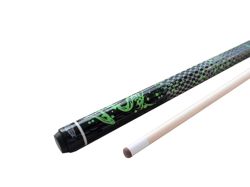 **Champion Dragon Pool Cue Stick - Quick Release Joint or 5/16x18 Joint - Low Deflection Carbon Fiber Shaft - Professional Billiards Accessory - Perfect for Tournaments & Home Game Rooms**