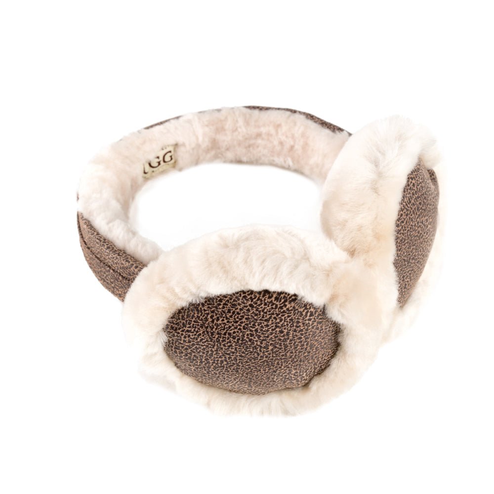 UGG Earmuffs for Women & Men - Soft Fleece Winter Ear Warmers - Cozy & Comfortable for Cold Weather, Outdoor Activities, and Snow Sports