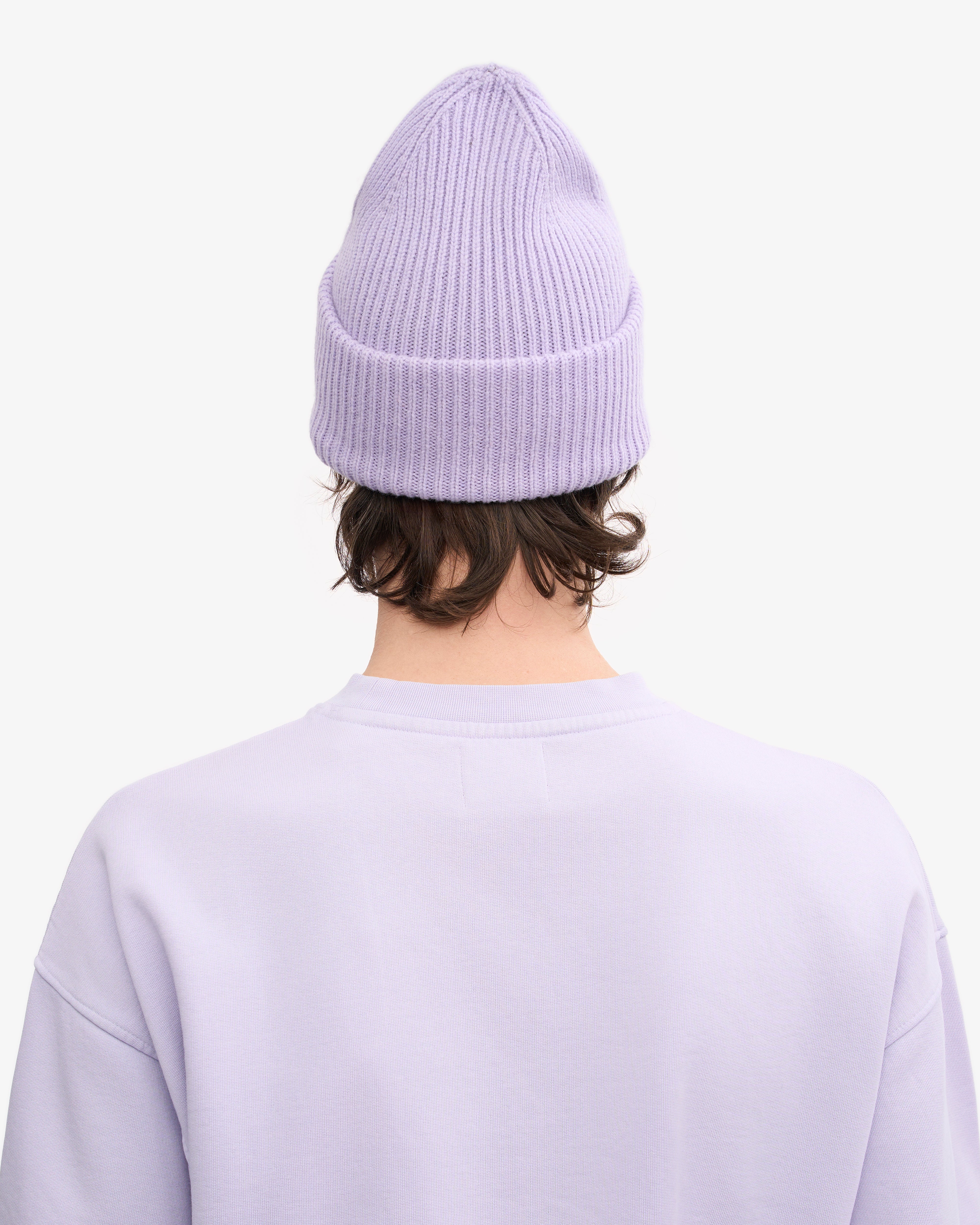Soft Lavender Merino Wool Beanie - Warm Winter Hat for Women & Men - Cozy Outdoor Activities & Skiing Accessories