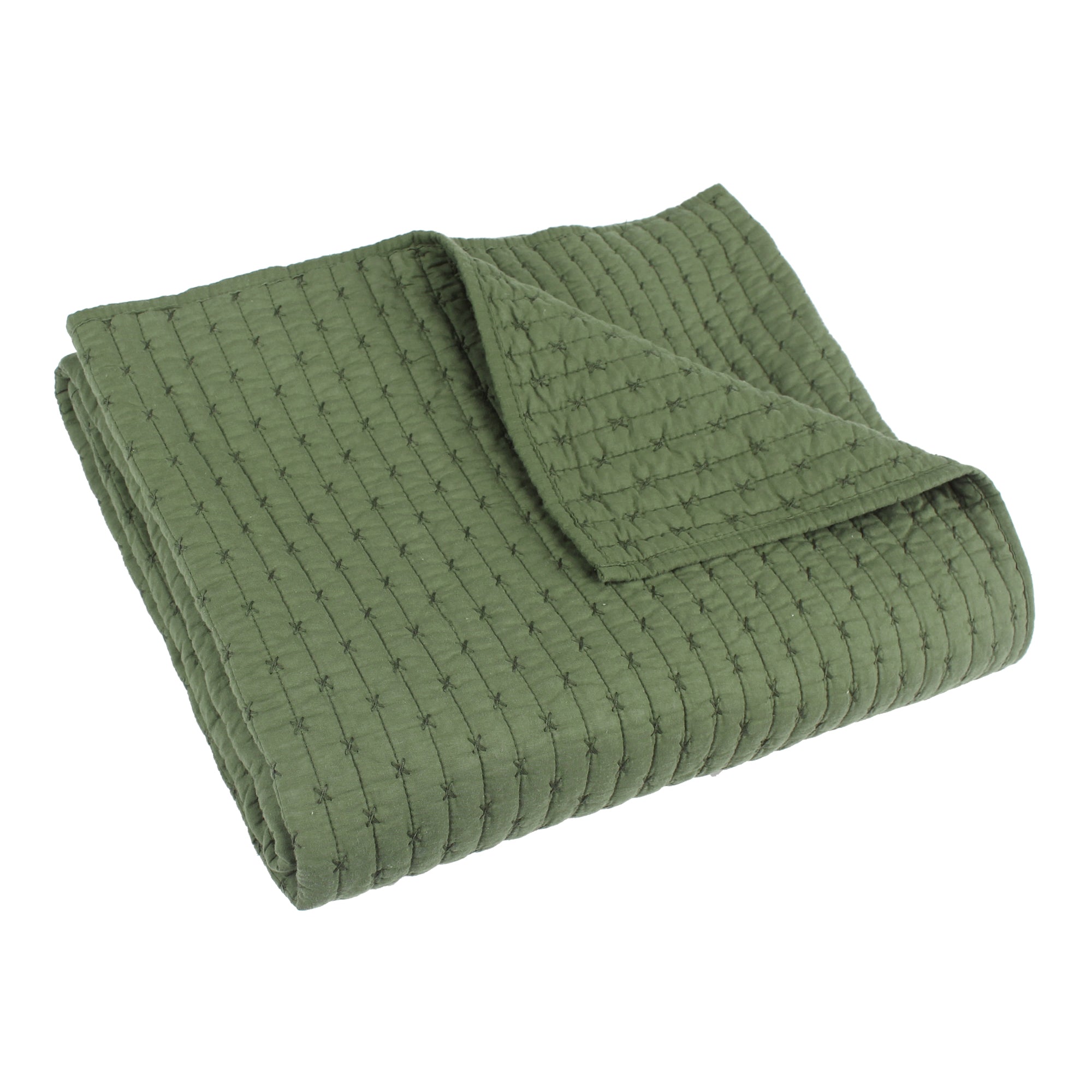 Handmade Cross Stitch Quilted Throw Blanket - Cozy Soft Bedspread for Sofa, Bed & Couch - Perfect for Winter Warmth, Home Decor & Gift Giving