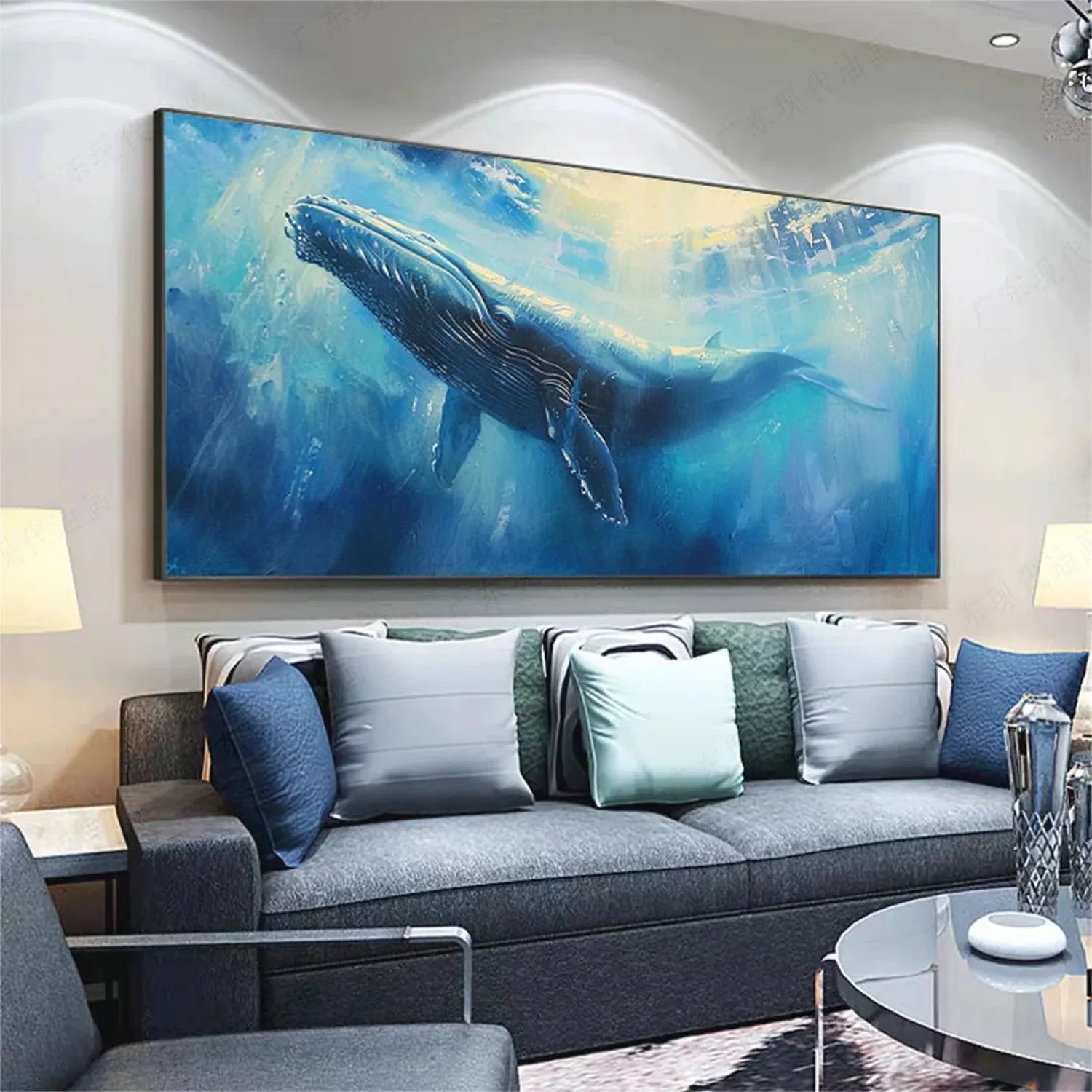 Animal Art Painting #AP094 - Handmade Canvas Wall Decor for Living Room, Bedroom & Office | Wildlife & Nature Inspired Home Decor