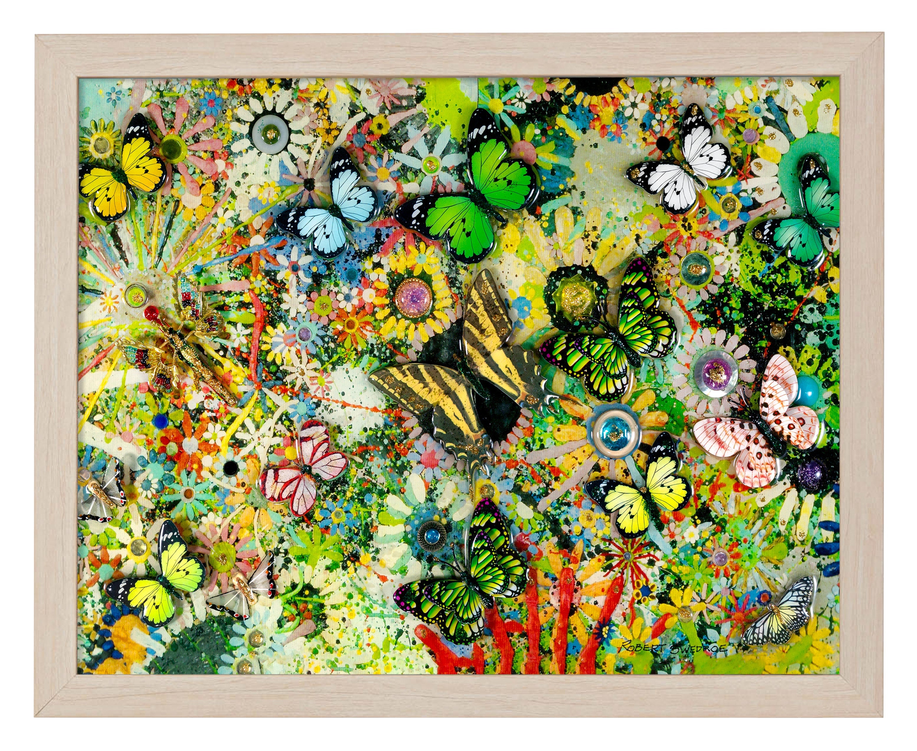 Butterfly Oasis Art Prints - Beautiful Butterfly Wall Decor for Home, Office & Nursery - Perfect for Living Room, Bedroom & Gift Giving