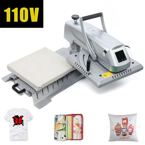 15x15 Inch Digital Heat Press Machine for T-Shirts, Caps & Mugs - Multi-Function Sublimation Transfer Printer with Precision Temperature Control | Perfect for DIY Crafts, Custom Apparel & Small Business Printing