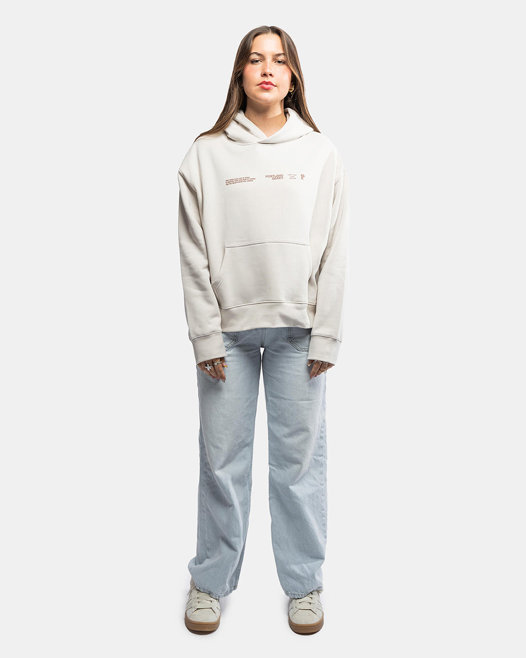 Women's Sueded Slogan Hoodie - Soft Fleece Pullover Sweatshirt with Trendy Print, Comfortable Casual Wear for Women | Perfect for Lounge, Gym, and Everyday Outfits