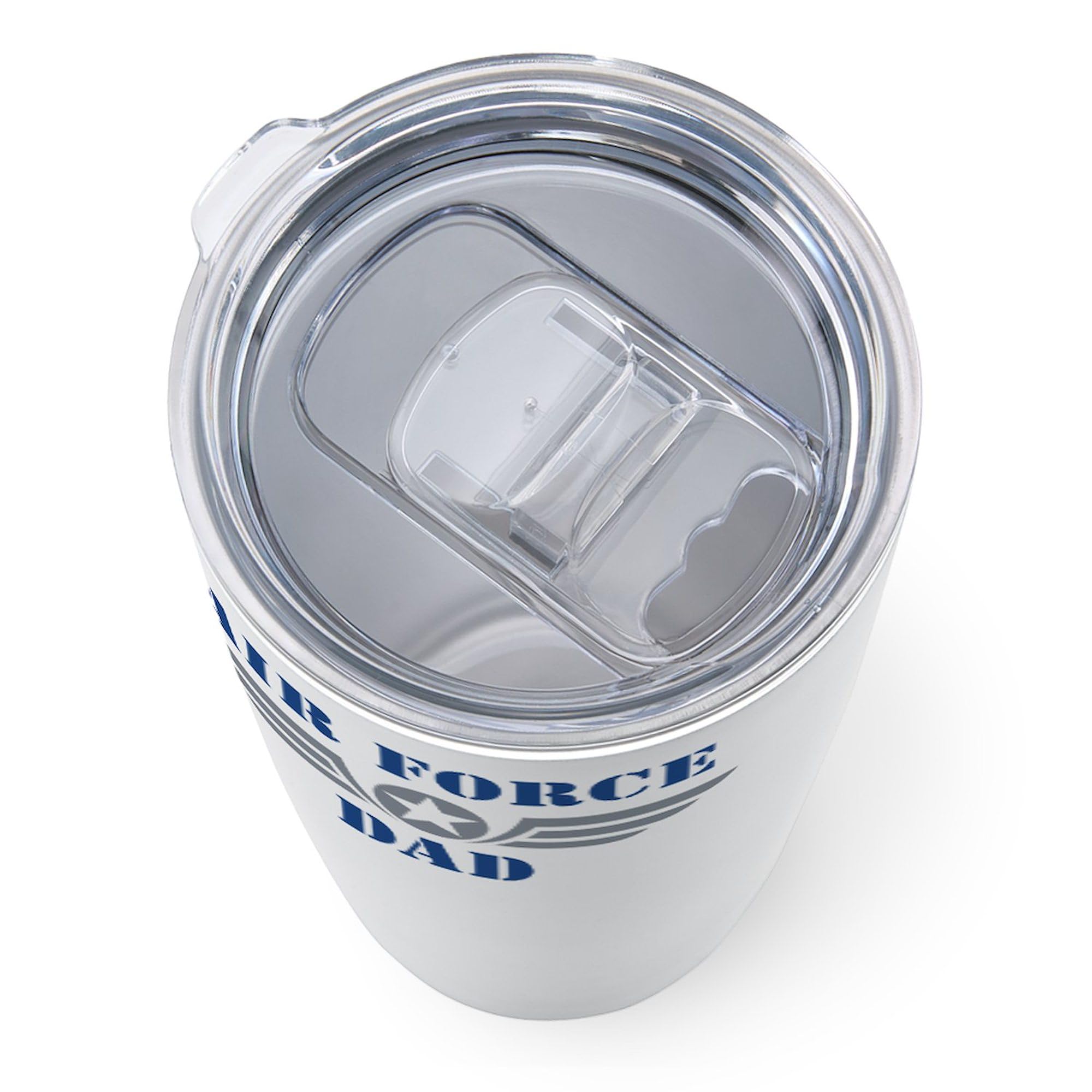 Air Force Dad Stainless Steel Travel Mug 20 oz - Insulated Coffee Tumbler with Lid - Perfect for Military Gifts, Office Use & Outdoor Activities