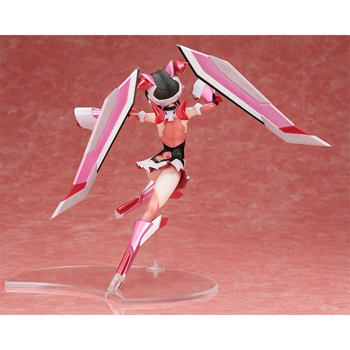 Symphogear GX Shirabe Tsukuyomi 1/7 Scale PVC Anime Figure - 8.5 Inch Multicolor Collectible Statue for Display & Anime Fans