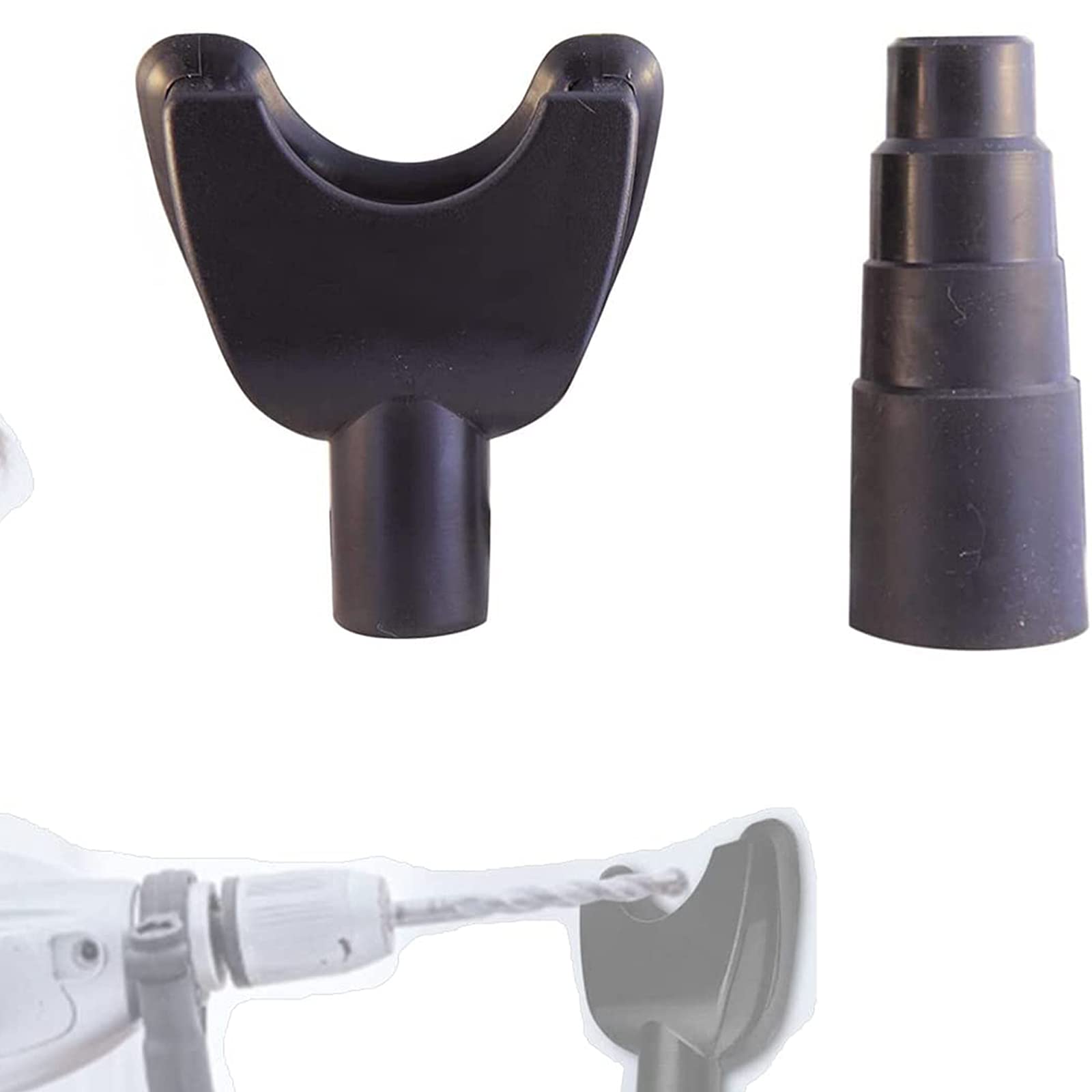 Hands-Free Electric Drill Dust Collector - Universal Dust Extraction Tool for All Drill Types | Effectively Removes Dust & Debris from Drill Holes | Perfect for Woodworking, Construction & DIY Home Projects