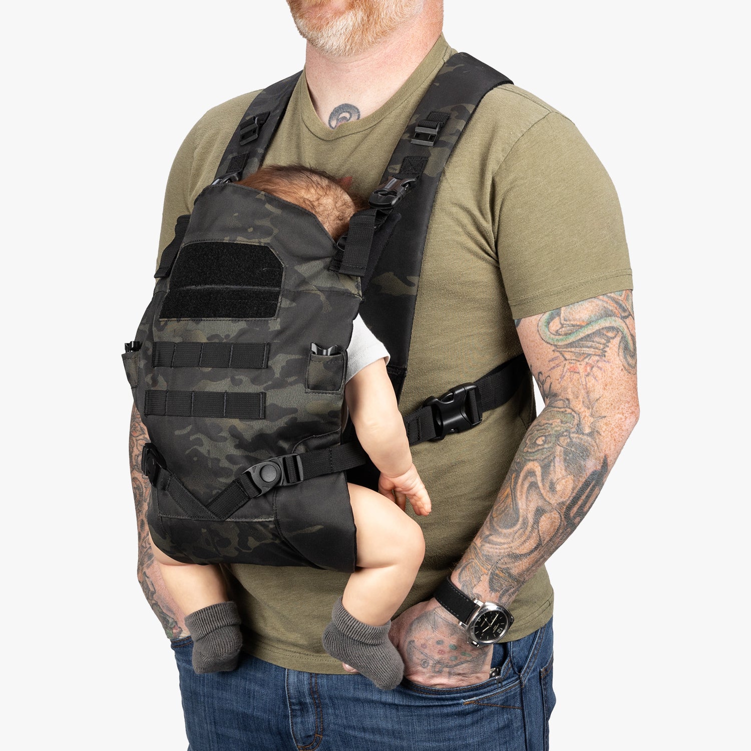 Tactical Baby Carrier® - Military-Grade Baby Carrier for Hands-Free Parenting | Perfect for Hiking, Travel & Outdoor Adventures