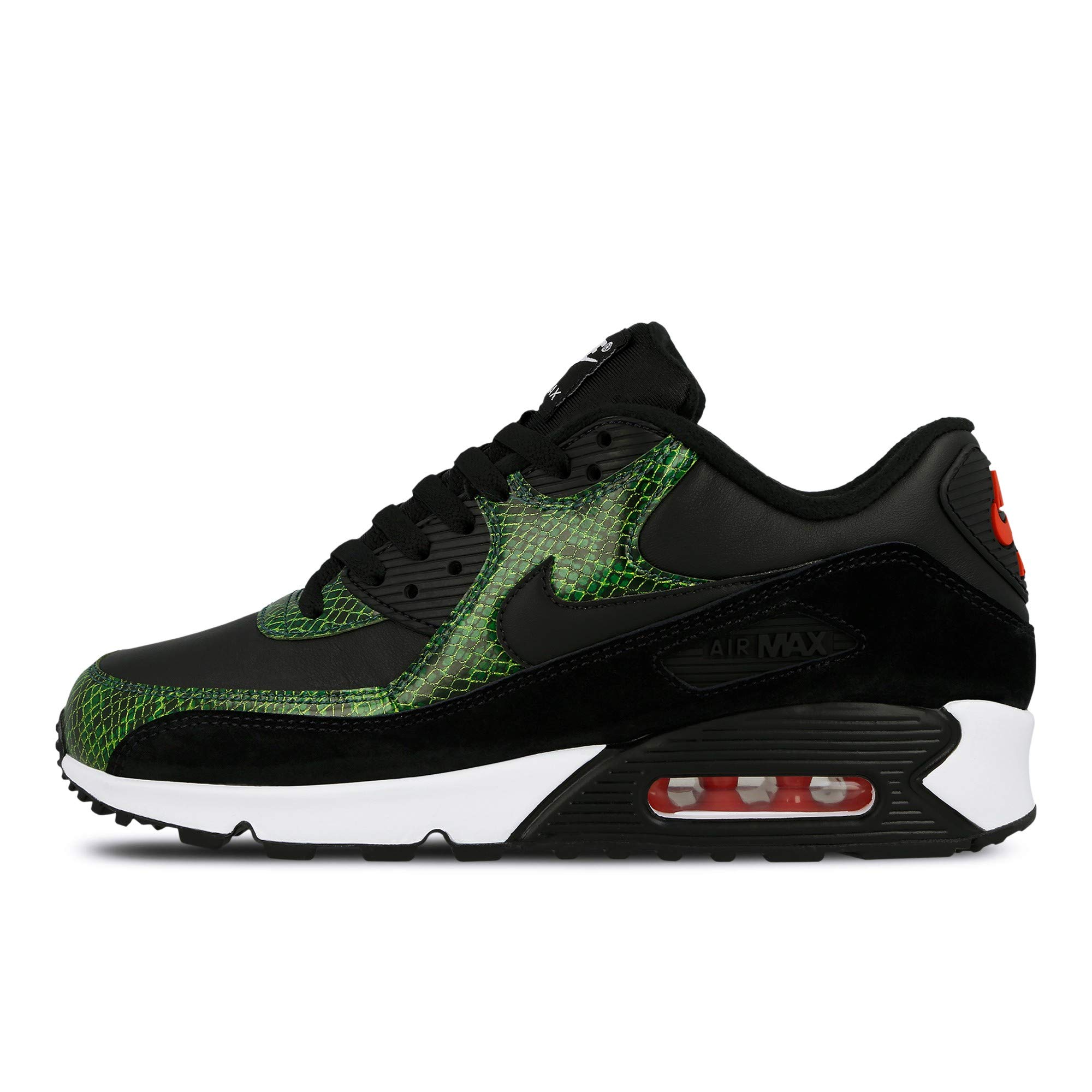 Nike Air Max 90 Men's Running Shoes - Black/Cyber Green 