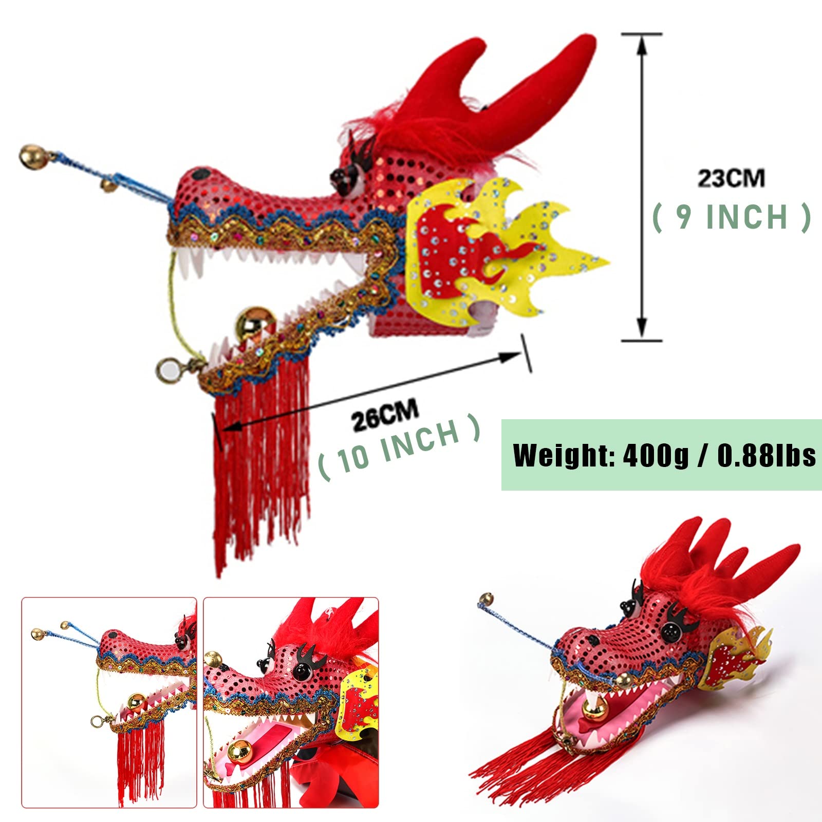 Dragon Dance Fitness Flowing Ribbon Streamer for Exercise - 8m/26ft White - Arm Workout for Adults, Seniors & Teens - Fun Parent-Child Activity & Entertainment Equipment - Perfect for Outdoor Play, Dance Performances & Fitness Routines