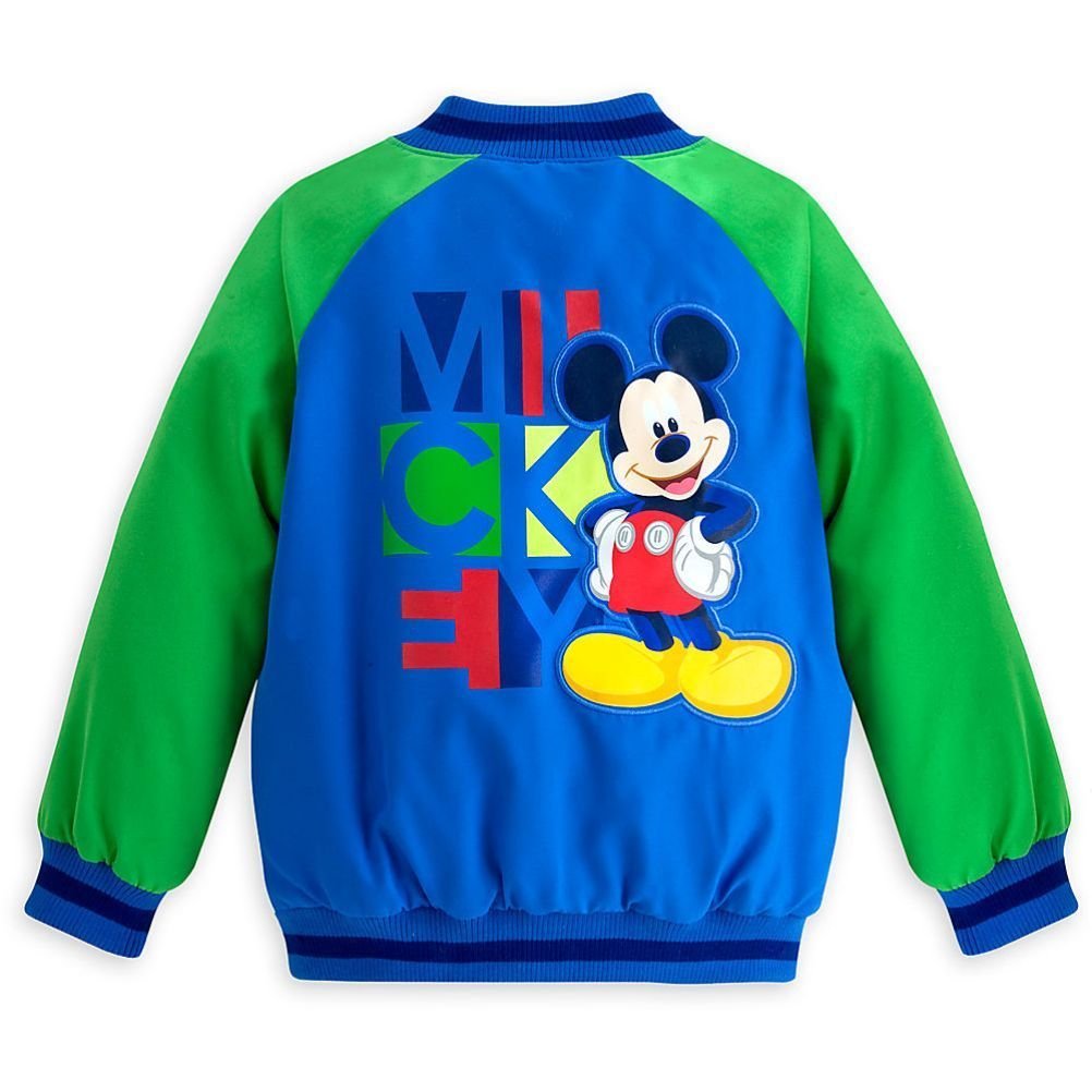 Disney Mickey Mouse Varsity Jacket for Boys - Stylish & Comfortable Kids Outerwear for School, Playdates & Casual Outings