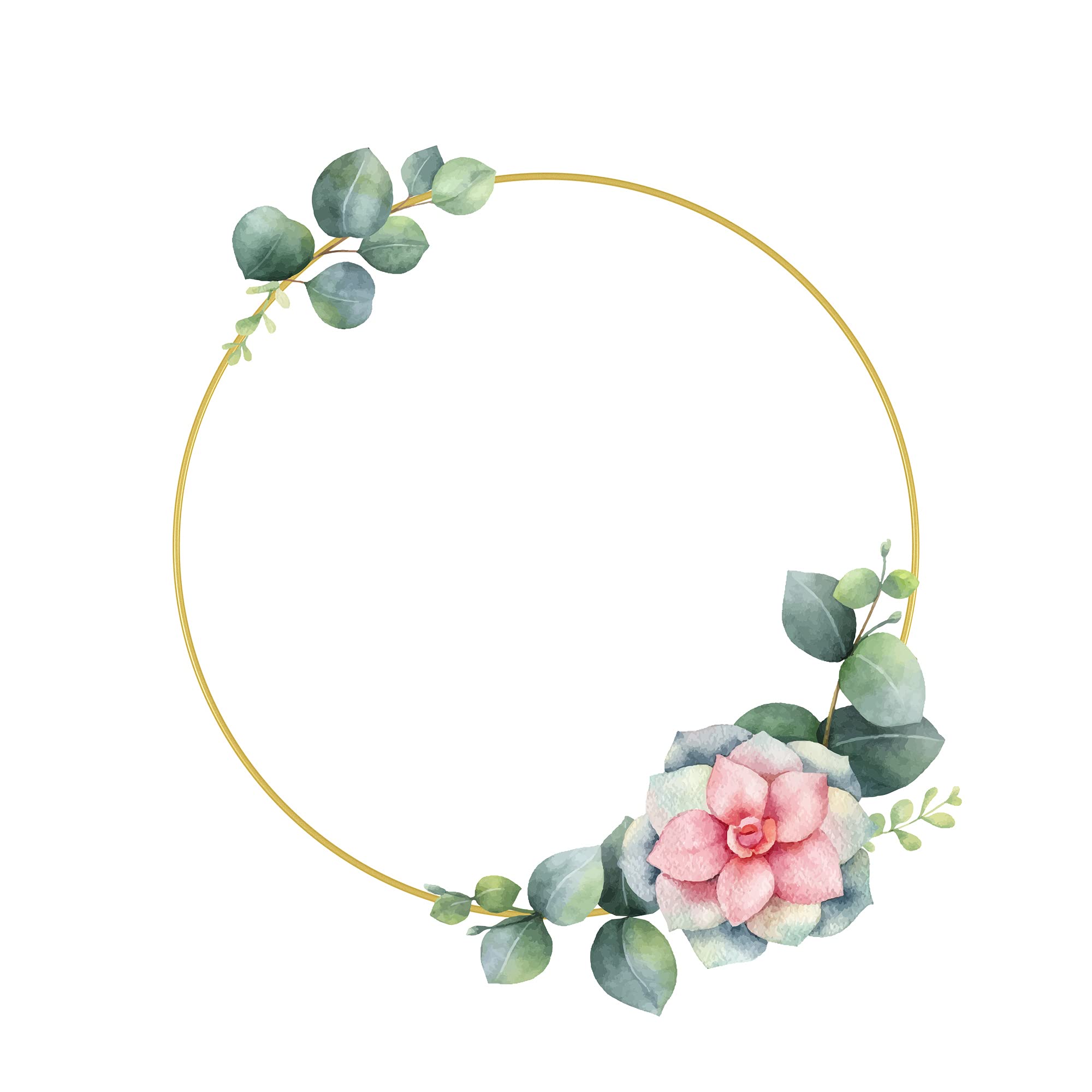 12 Inch Gold FloraCraft Wire Wreath Ring - DIY Holiday & Home Decor for Christmas, Fall, Spring Wreaths