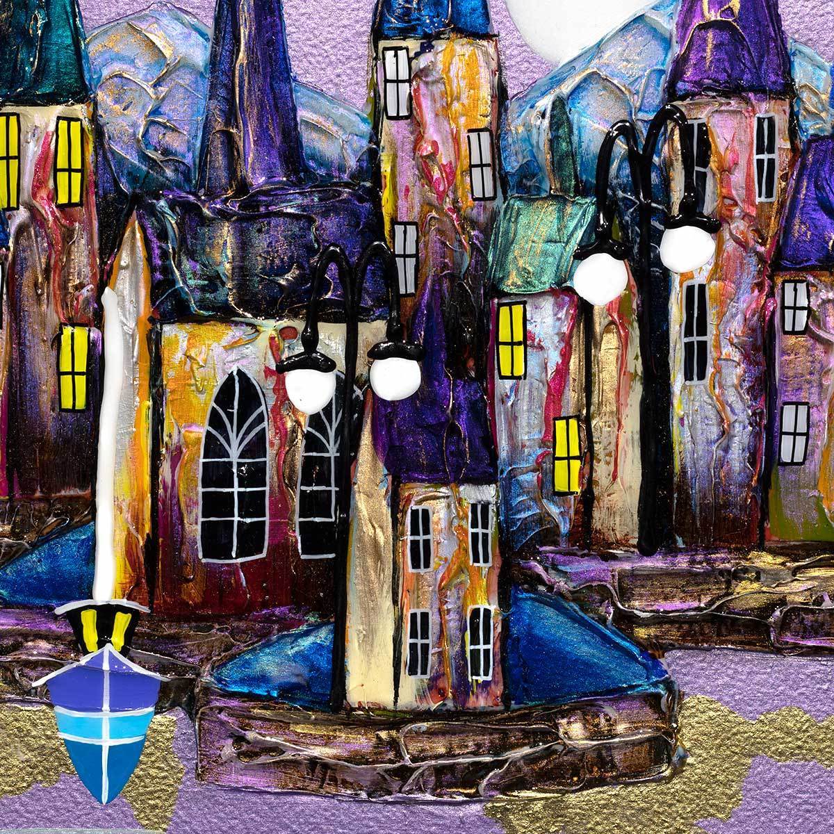 Original 'A Peaceful Place' Wall Art - Handmade Home Decor for Living Room, Bedroom & Office - Perfect Gift for Housewarming & Holidays
