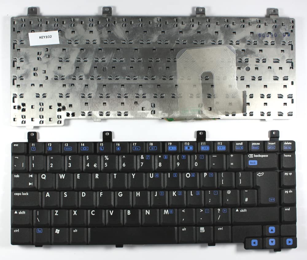 UK Layout Black Replacement Laptop Keyboard for HP Pavilion DV4205TU - Perfect for Typing, Coding & Office Work