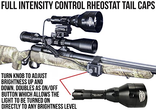 Wicked Lights W403iC White LED Night Hunting Light Kit for Predator, Varmint & Hog - Complete Illumination System for Nighttime Hunting, Wildlife Observation & Outdoor Adventures