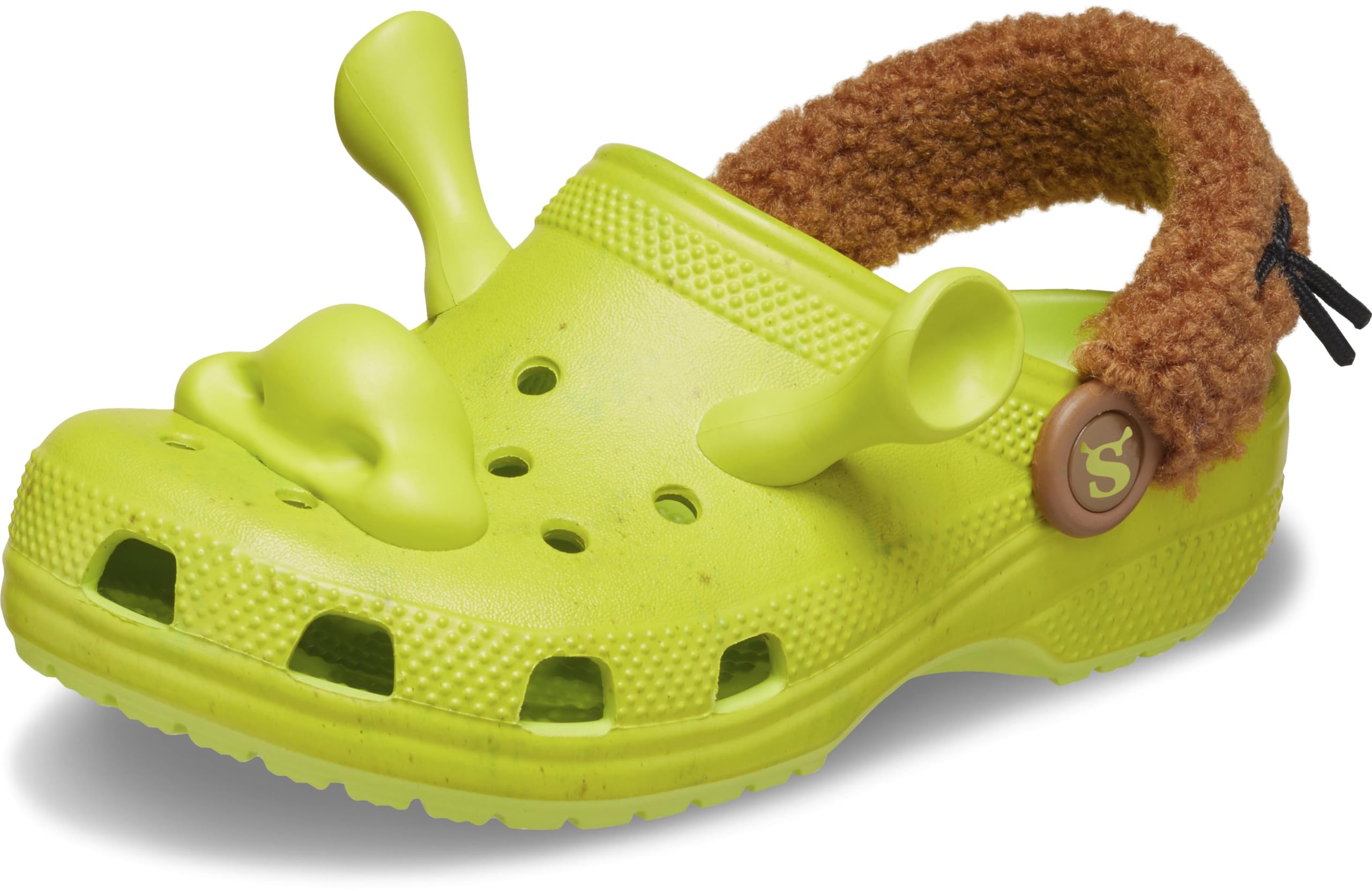 Crocs Kids' Classic Shrek Clog - Comfortable Lightweight Water Shoes for Boys & Girls - Perfect for Pool, Beach, and Outdoor Play