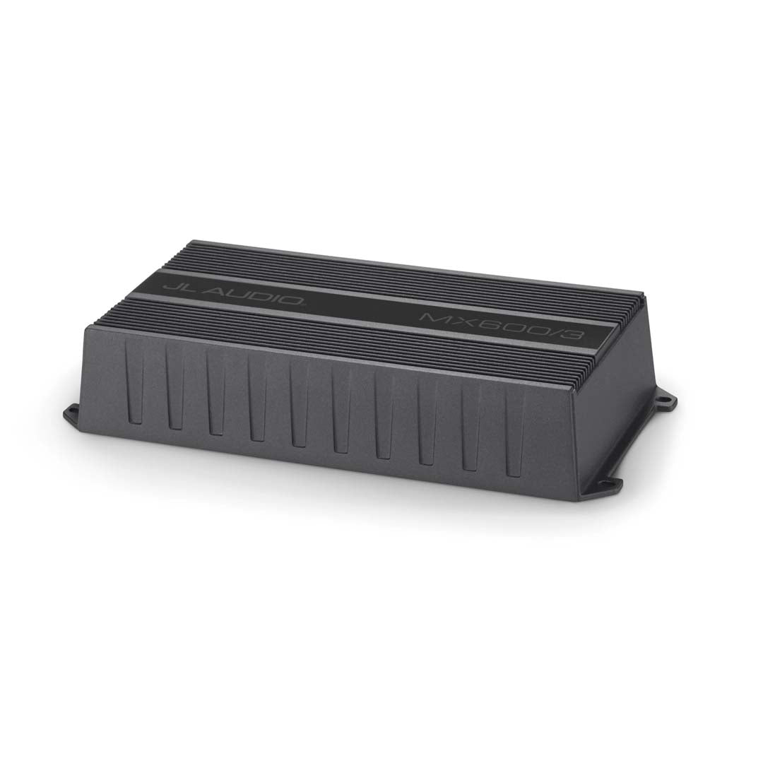 JL Audio MX600/3 MX Series Class D 3-Channel Car Amplifier - 100W x 2 + 400W x 1 - High Power Audio System for Cars, Trucks & SUVs - Perfect for Upgrading Your Vehicle's Sound System