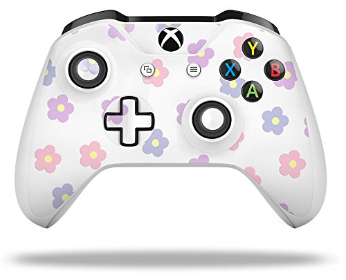 XBOX One S/X Controller Vinyl Skin Wrap - Pastel Flowers for Gaming & Protection
