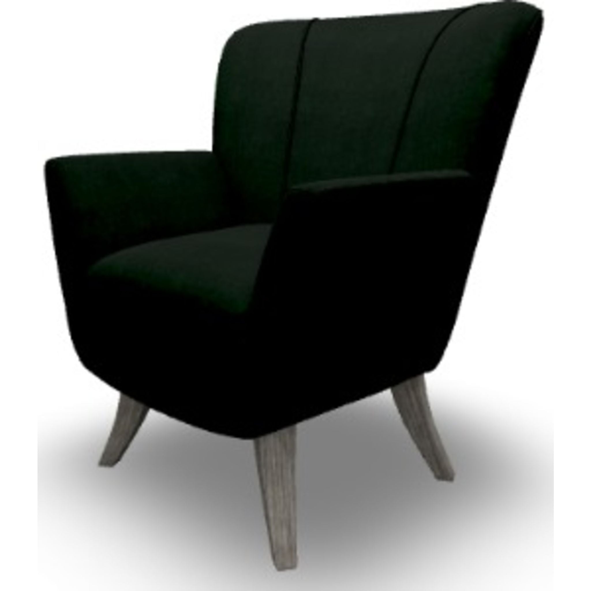Bethany Accent Chair in Smoke Gray - Stylish Modern Lounge Chair for Living Room, Bedroom, or Office Decor