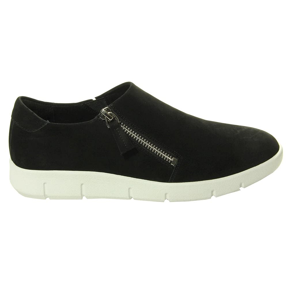 VANELi Women's Quiana Slip-On Sneakers - Comfortable Casual Walking Shoes for Women - Black | Perfect for Work, Travel & Everyday Wear
