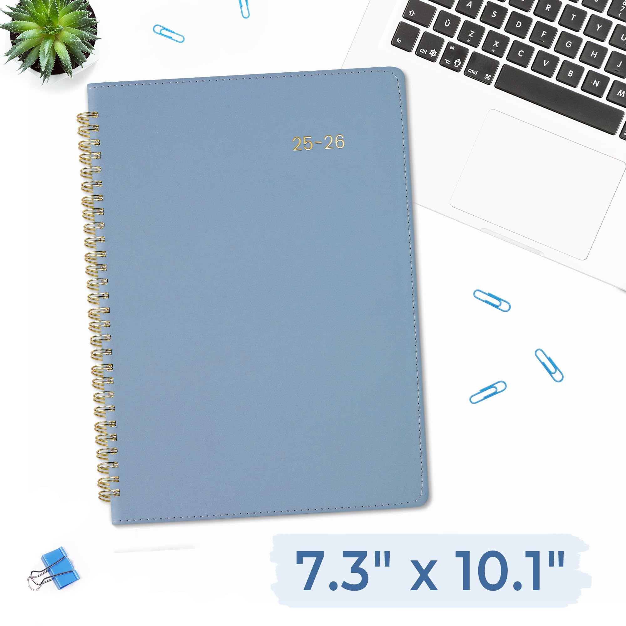 SUNEE 2025-2026 Monthly Planner - 2 Year Calendar (January 2025 to December 2026) - 7.3
