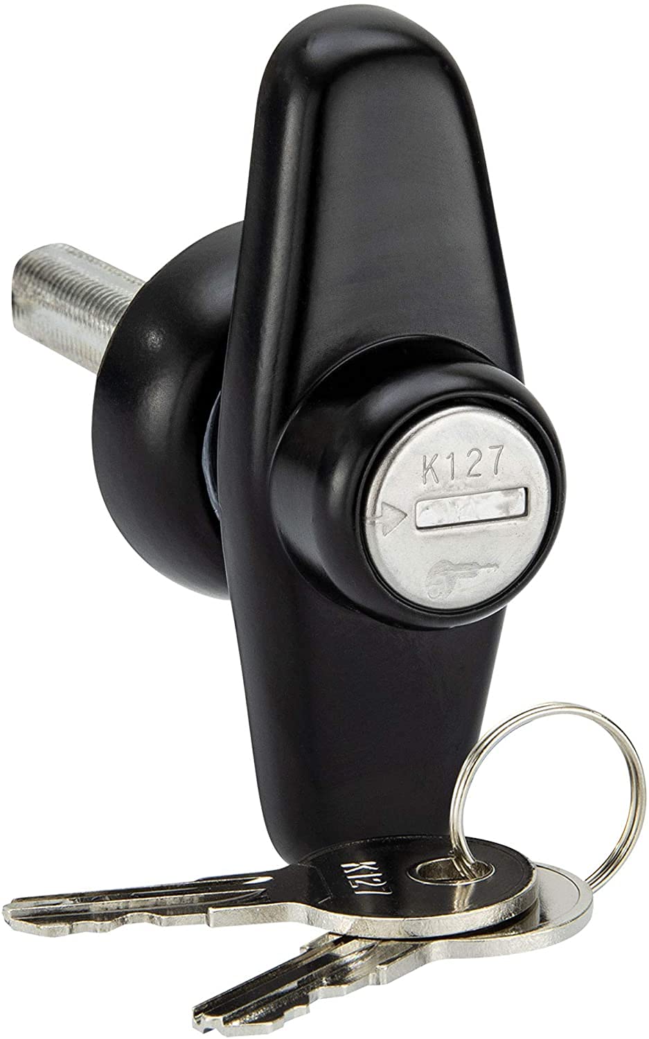 Bauer T500 Side Access & Windoor Lock - Truck Cap Lock Handle for LEER A.R.E K127 Key | Replacement Lock for Tonneau Cover & Cap Windows (1 Pack) | Perfect for Truck Bed Security & Camper Shell Access