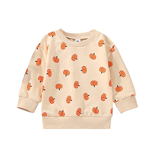 Sweatshirt Beige Cute Pumpkin