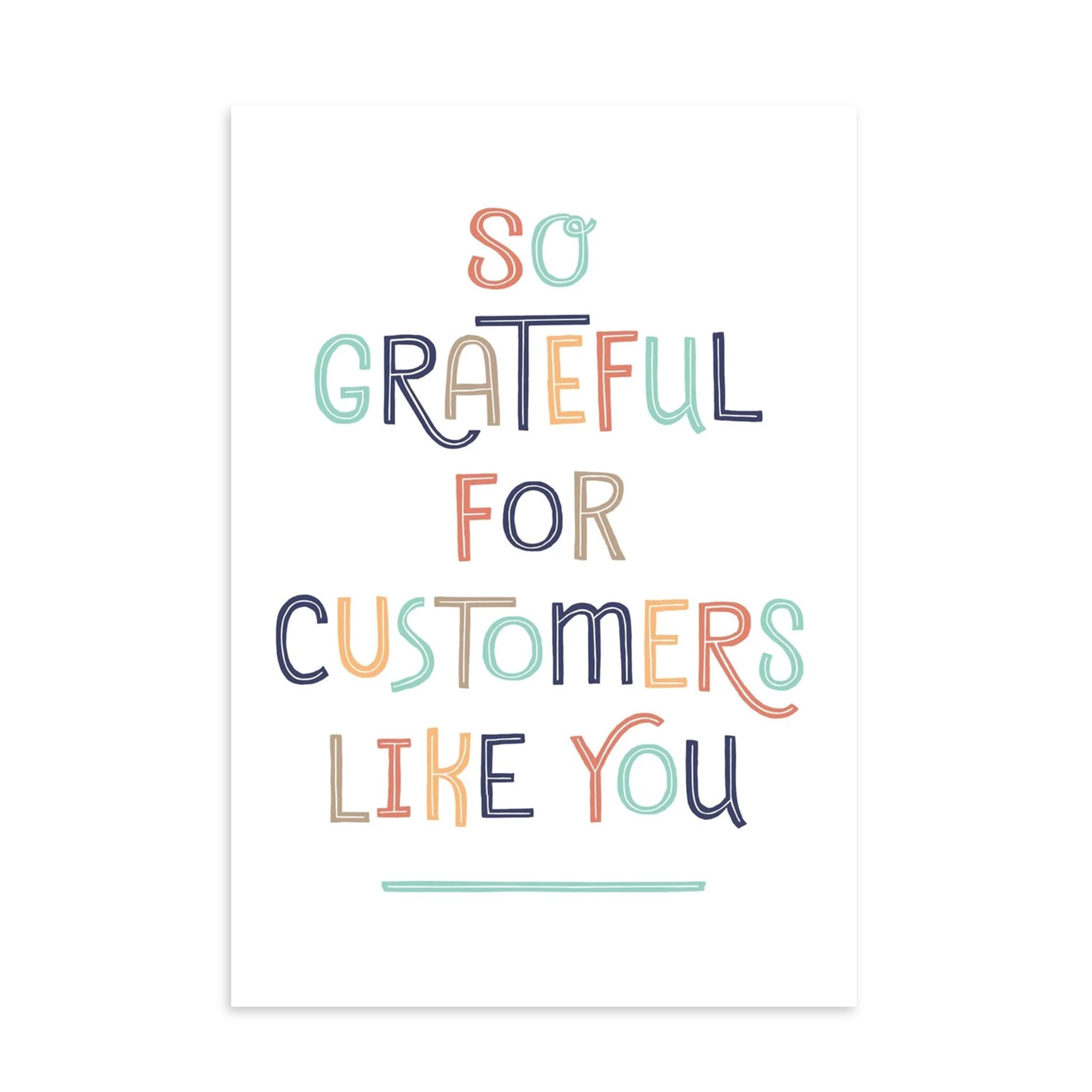 Hallmark Business Bulk 100 Pack Thank You Cards for Customers (Grateful for You) - 5 x 7 Inch Blank Inside Greeting Cards with Envelopes - Perfect for Client Appreciation, Employee Recognition & Business Thank You Notes