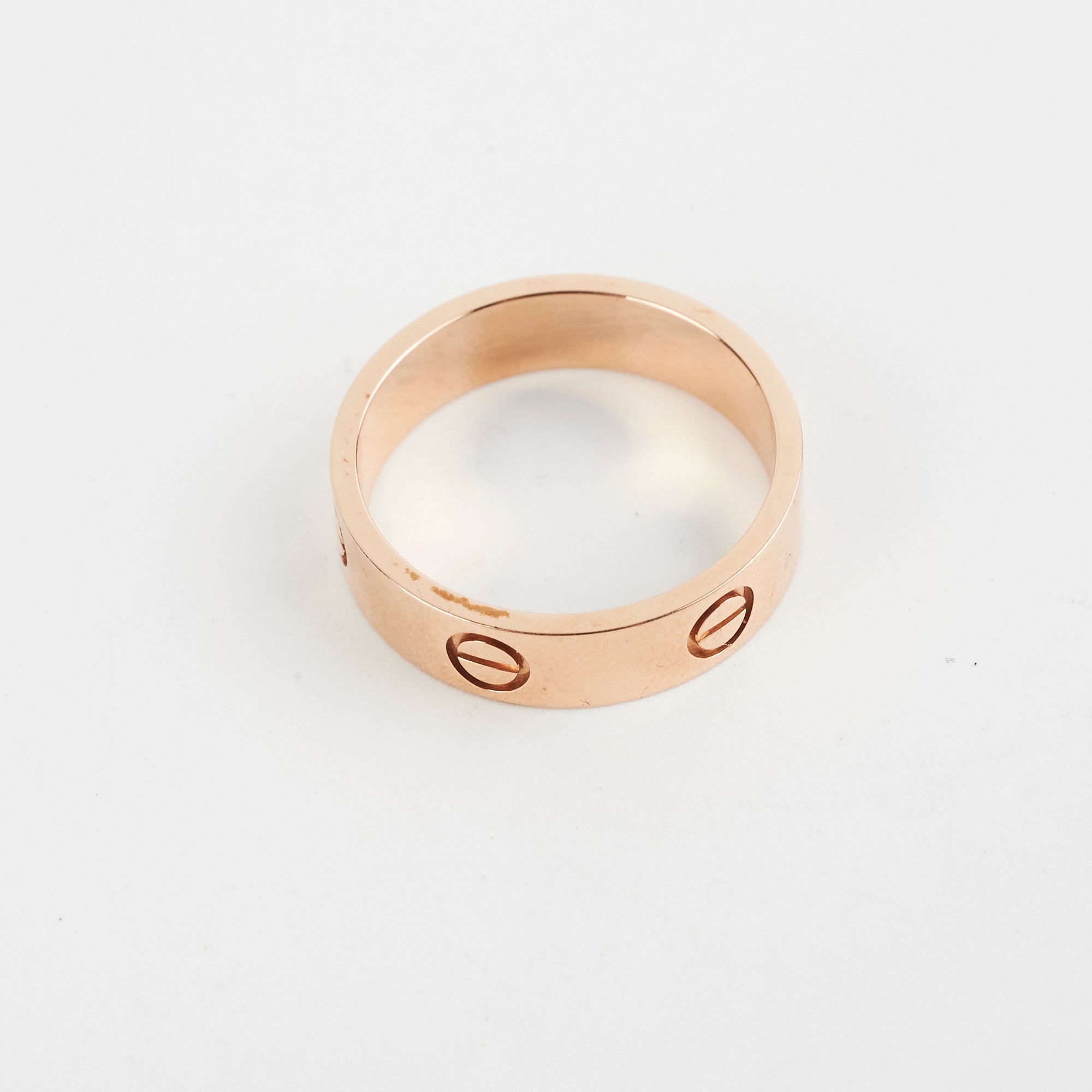 Cartier Love Ring 18K Pink Gold Size 60 - Luxury Wedding Band for Women, Romantic Anniversary Gift for Her, Perfect for Engagement & Special Occasions