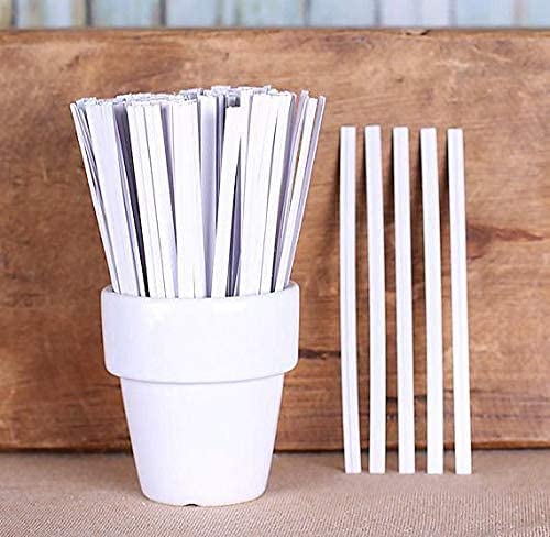APQ 4-Inch White Metallic Twist Ties for Bags - 2000 Pack Plastic-Coated Bread Bag Closures, Reusable Heavy-Duty Twisty Ties for Treat Bags, Bread, Pastries & Food Packaging - Perfect for Bakeries, Cafes, Home Kitchen & Party Favor Bags