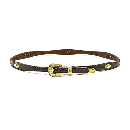Brown Band Gold Buckle