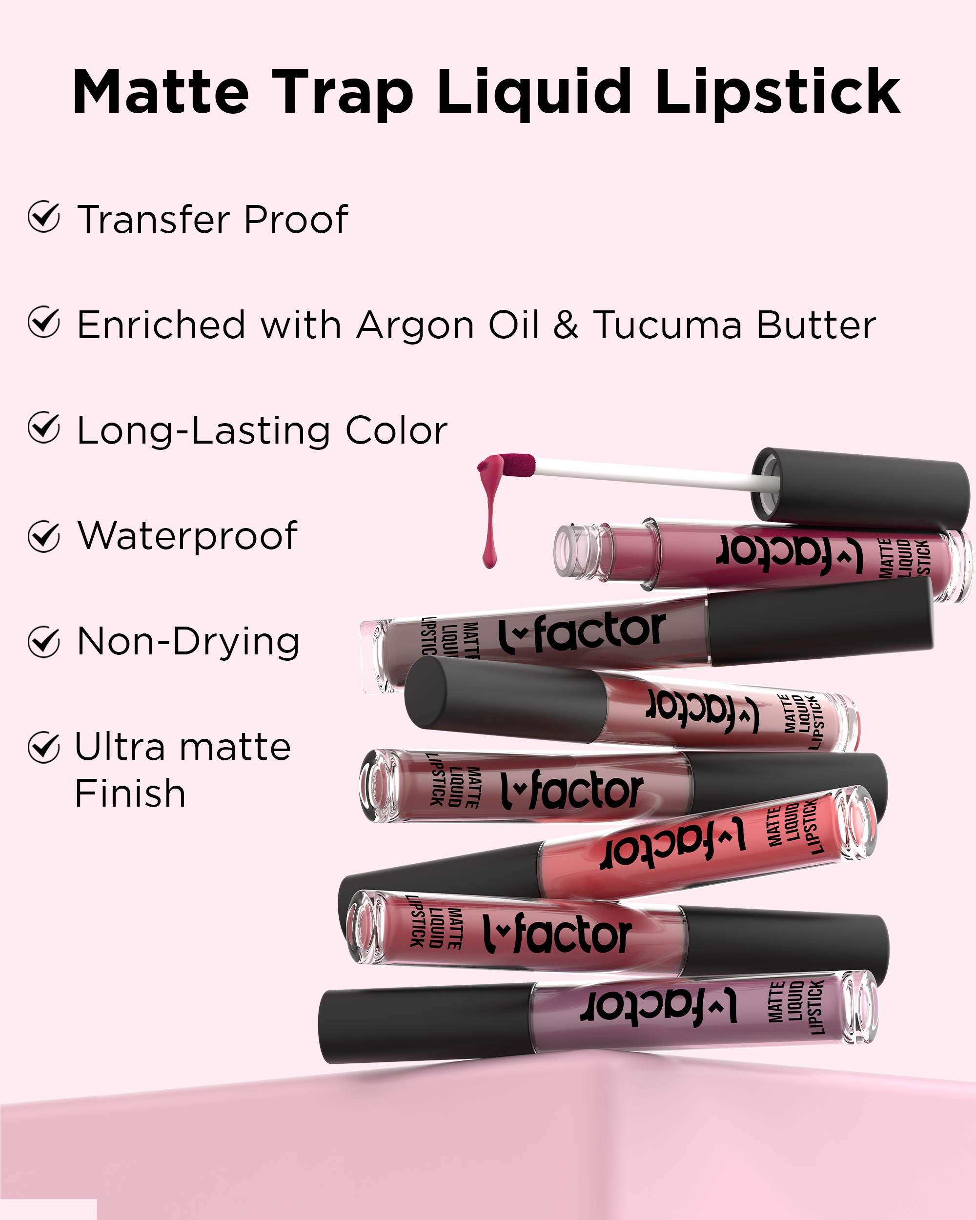 Matte Trap Liquid Lipstick - Long Lasting, Smudge Proof, Vegan & Cruelty Free Makeup for Everyday Wear & Special Occasions