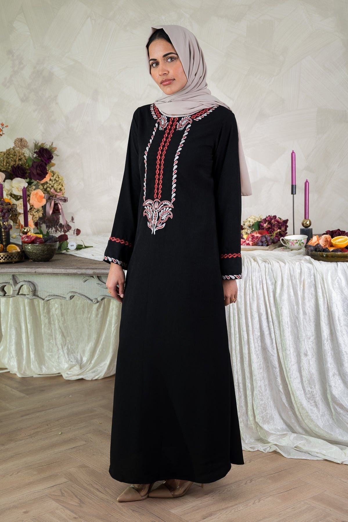 Adiva Maxi Dress for Women - Flowy Long Summer Dress with Pockets, Elegant Boho Beach Dress for Vacation, Party & Casual Wear