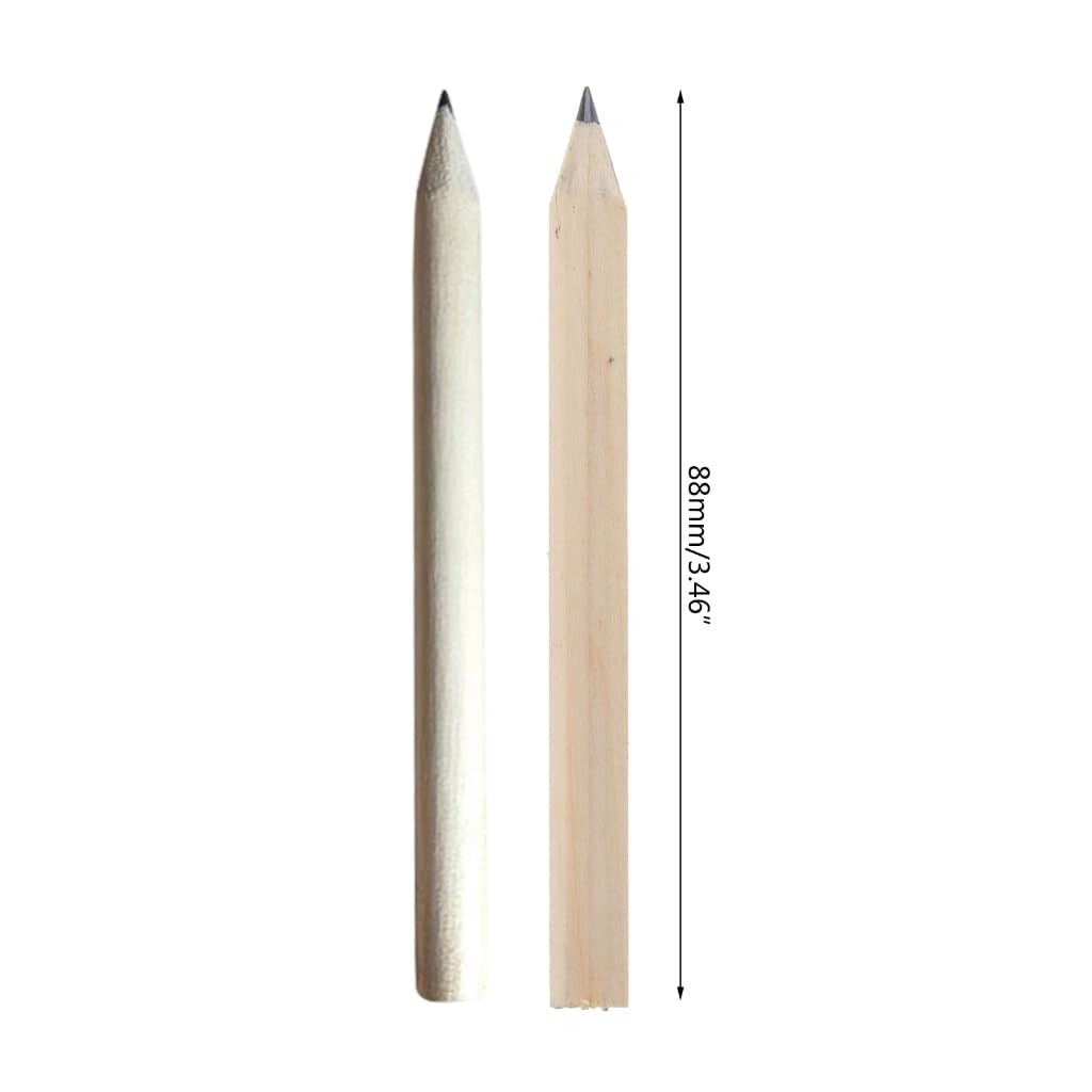 50-Pack Mini Golf Pencils - Small Round Half Pencils for Writing, Drawing & Scorekeeping - Perfect for Weddings, Parties, Golf Tournaments & Office Use