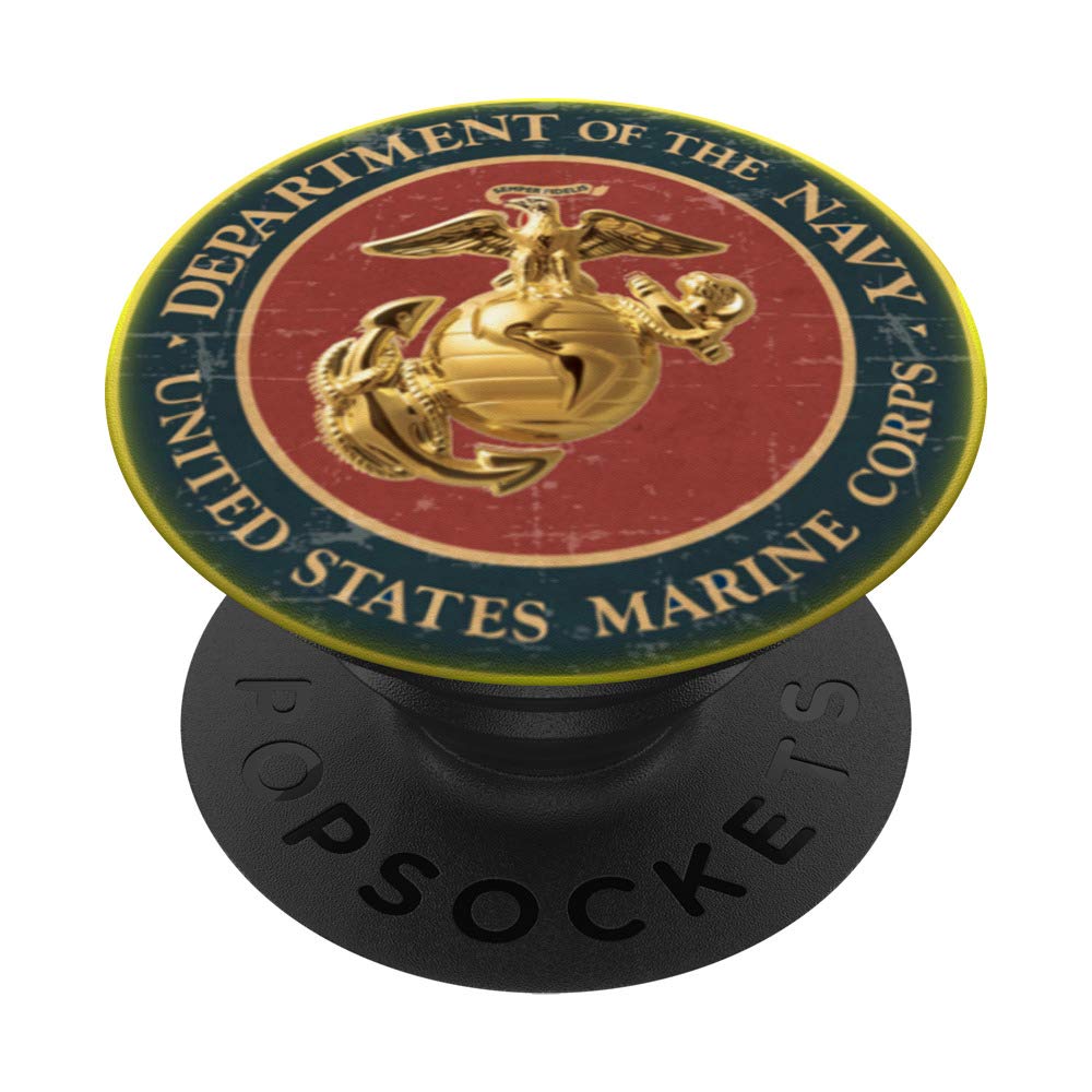 Eagle Globe Anchor Combat Warrior Veteran PopSockets - Phone & Tablet Grip Stand | Military Appreciation Gift, Veteran Support Accessory for Everyday Use