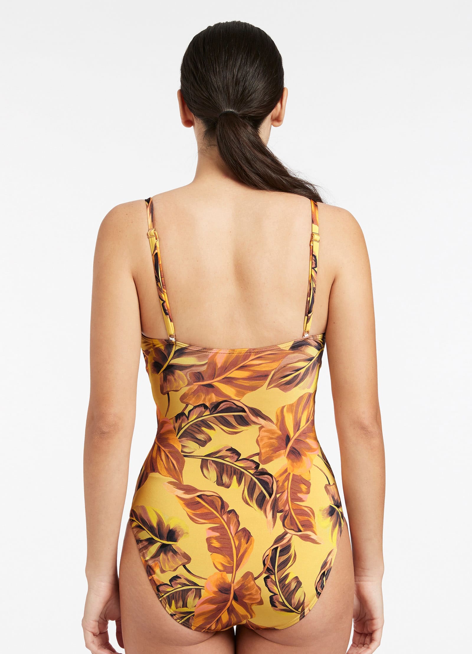 Palmas C_D Tank One Piece Citrus Print Women's Swimsuit - Perfect for Beach Vacations, Pool Parties & Summer Getaways