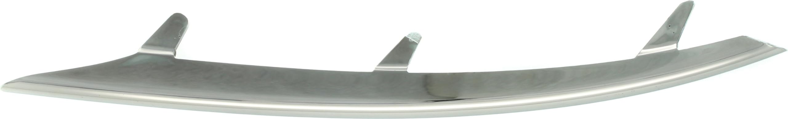 Go-Parts - Front Bumper Molding for Volkswagen Touareg 2008-2010, Right Passenger Side, Chrome Replacement Part - Perfect Fit for 2009 Models, Easy Installation & Enhanced Vehicle Appearance